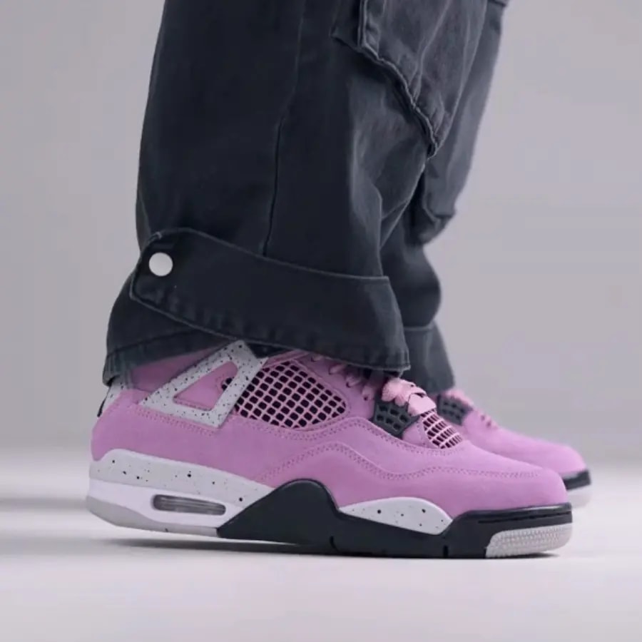 Giày Nike Wmns Air Jordan 4 Retro 'Orchid' AQ9129-501 — ảnh 5