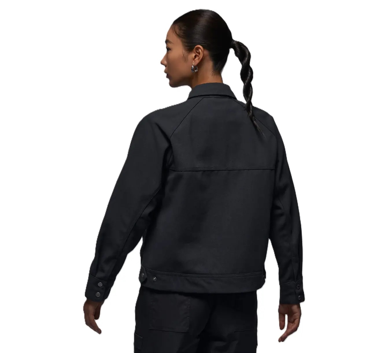 Áo Nike Jordan Lapel Shirt Jacket 'Black' FN5351-045 — ảnh 3