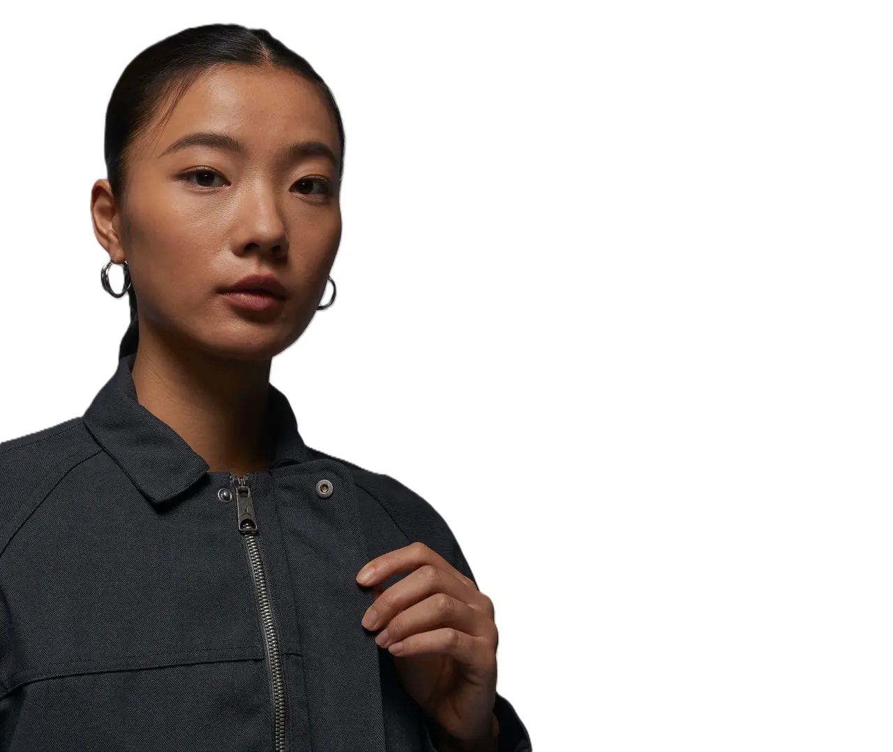 Áo Nike Jordan Lapel Shirt Jacket 'Black' FN5351-045 — ảnh 2