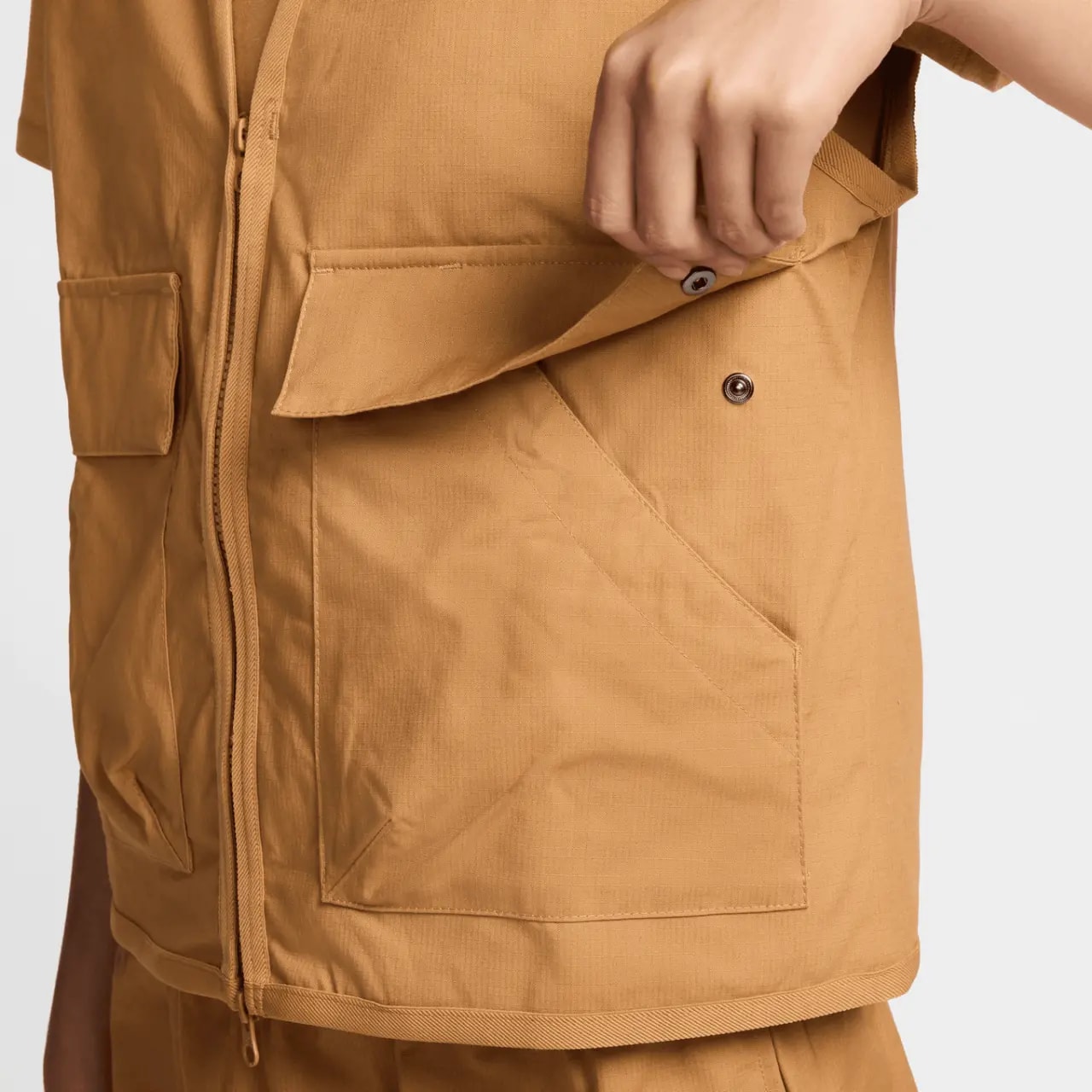 Áo Nike As NSW ESSTL WVN LSE CRGO 'Brown' FV6311-224 — ảnh 4