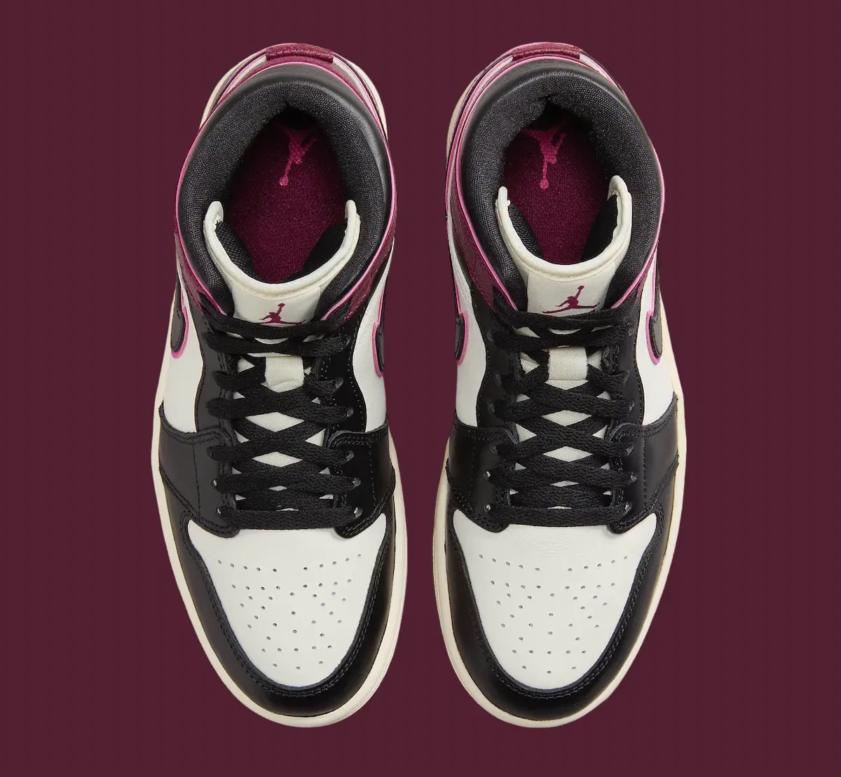Giày Nike Air Jordan 1 Mid SE 'Bordeaux' FQ7818-101 — ảnh 4