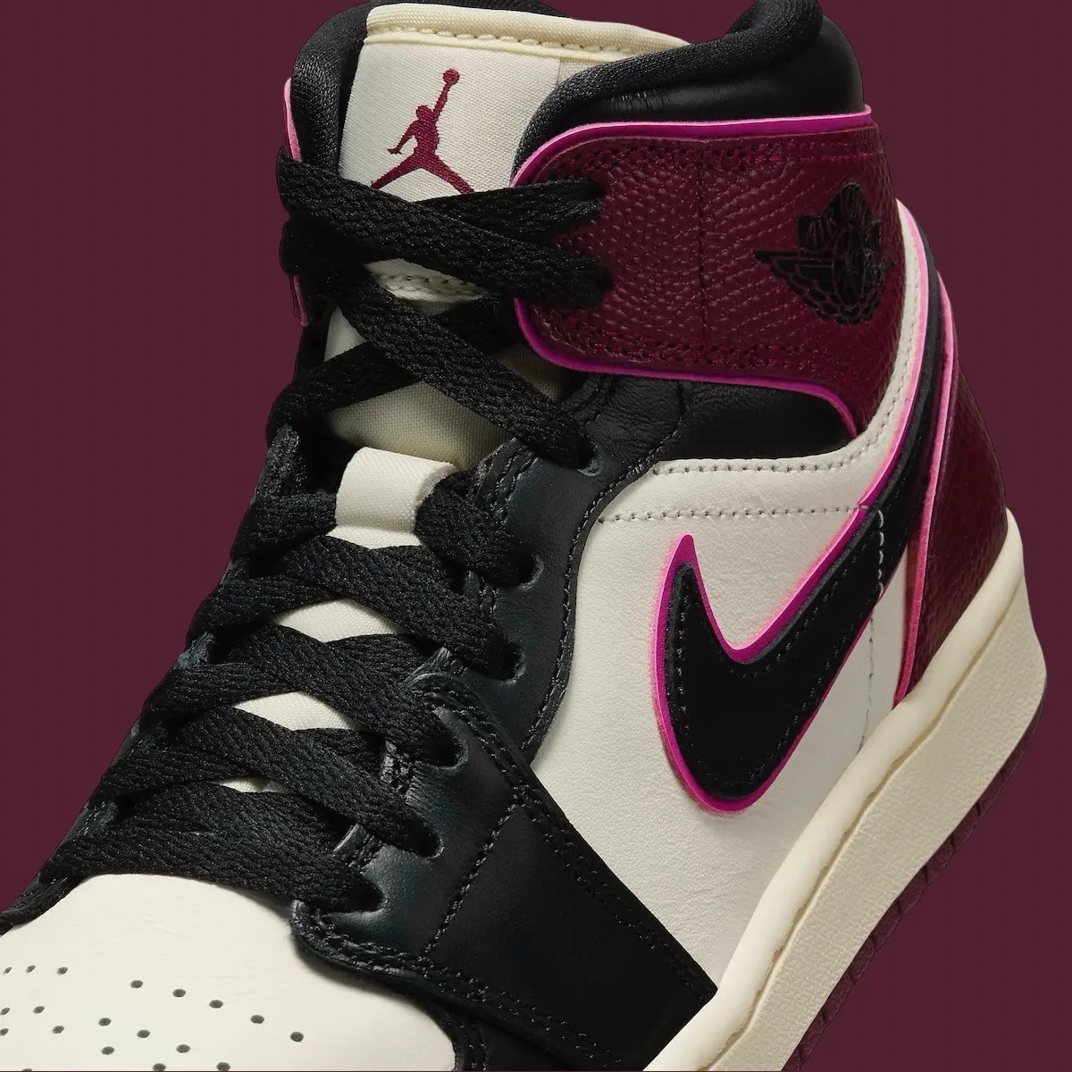 Giày Nike Air Jordan 1 Mid SE 'Bordeaux' FQ7818-101 — ảnh 2
