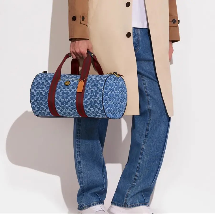Túi Coach Duffle In Signature 'Blue' CA285-WAH — ảnh 2