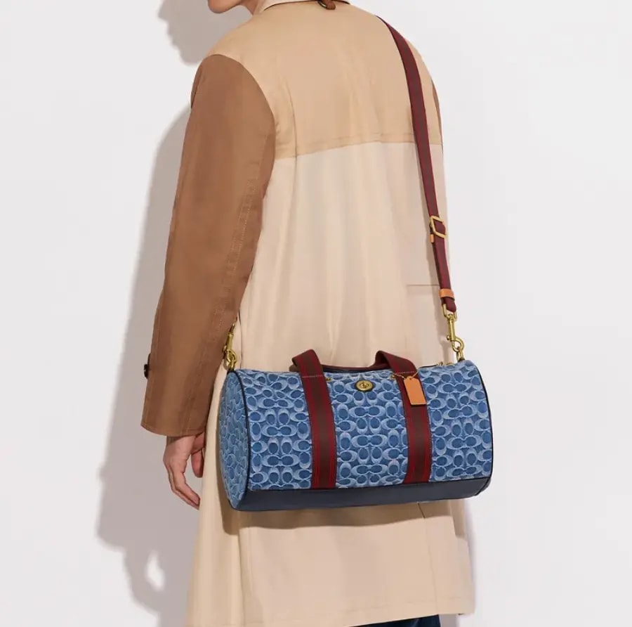 Túi Coach Duffle In Signature 'Blue' CA285-WAH — ảnh 3