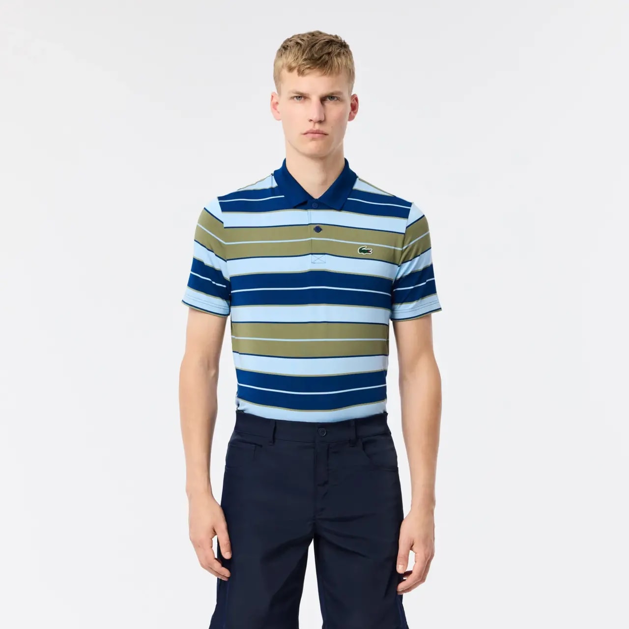 Áo Lacoste Polo Golf 'Blue' DH7497-10-I9D — ảnh 2