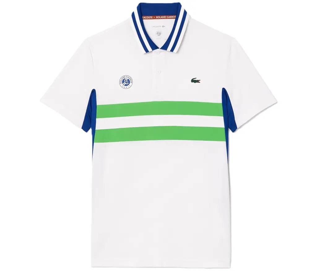 Áo Lacoste Slim Fit Ultra 'Roland-Garros Edition White' DH7834-00-ITC — kich-thuoc: M