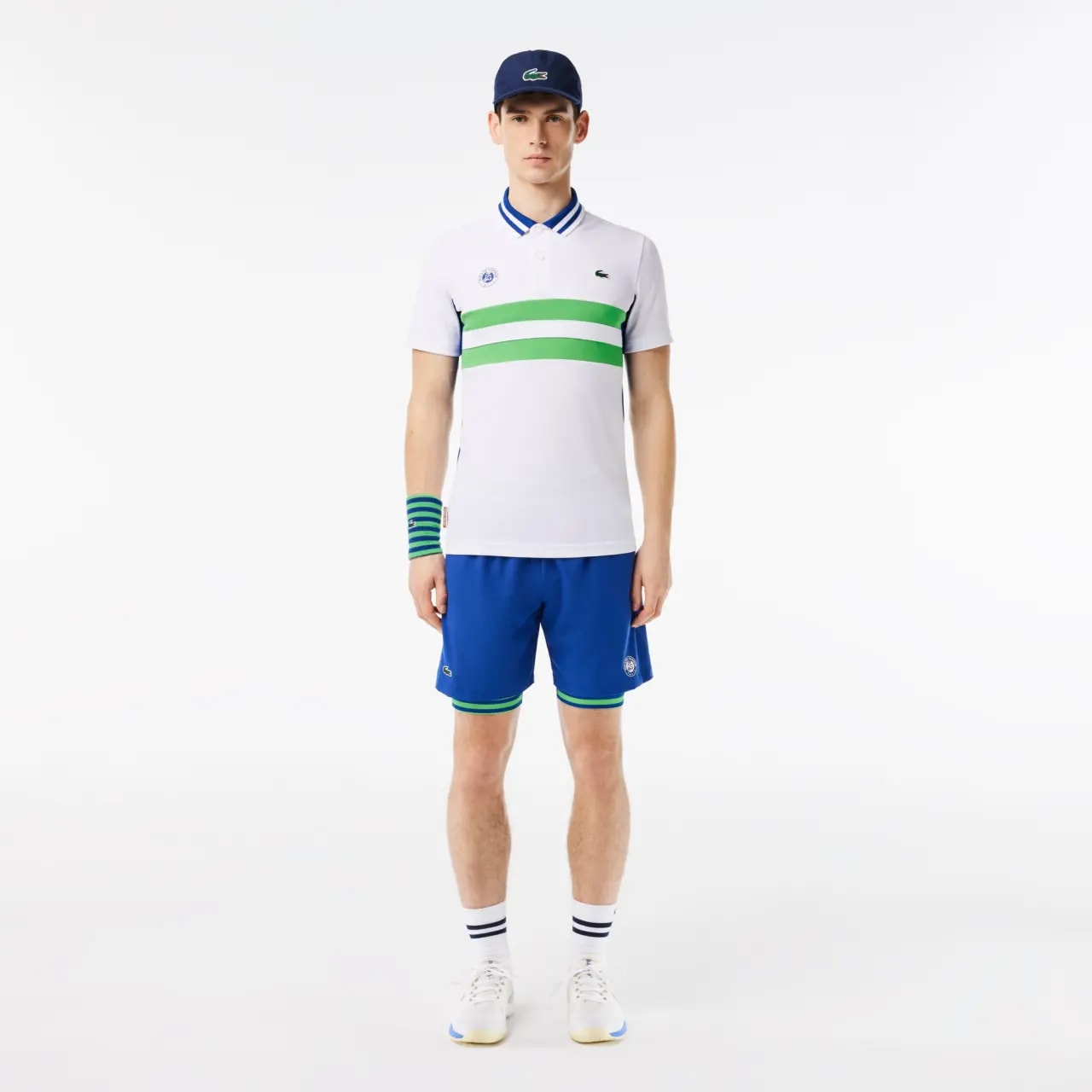 Áo Lacoste Slim Fit Ultra 'Roland-Garros Edition White' DH7834-00-ITC — ảnh 2