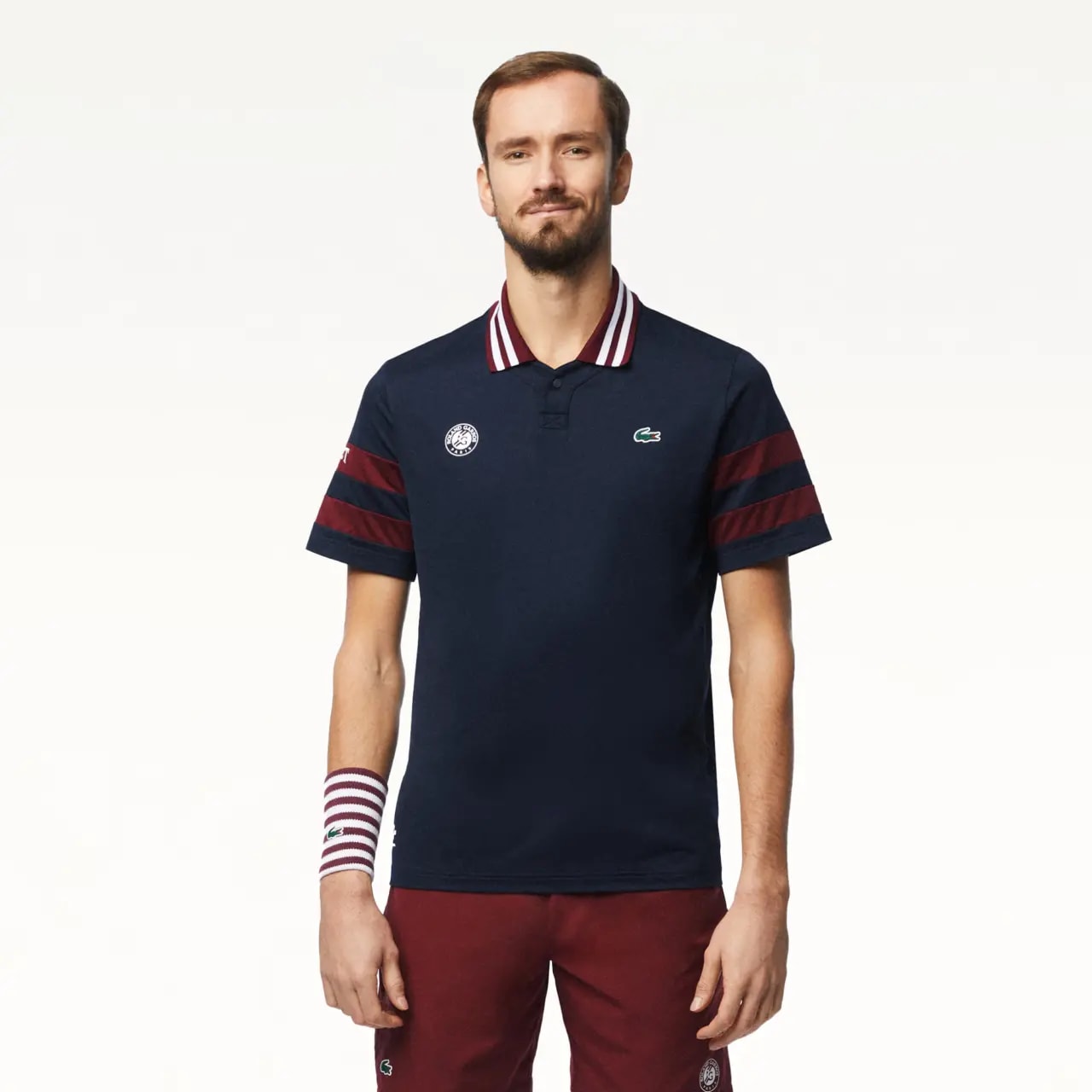 Áo Lacoste Daniil Medvedev Roland-Garros Edition 'Navy' DH7851-00-IJV — ảnh 3