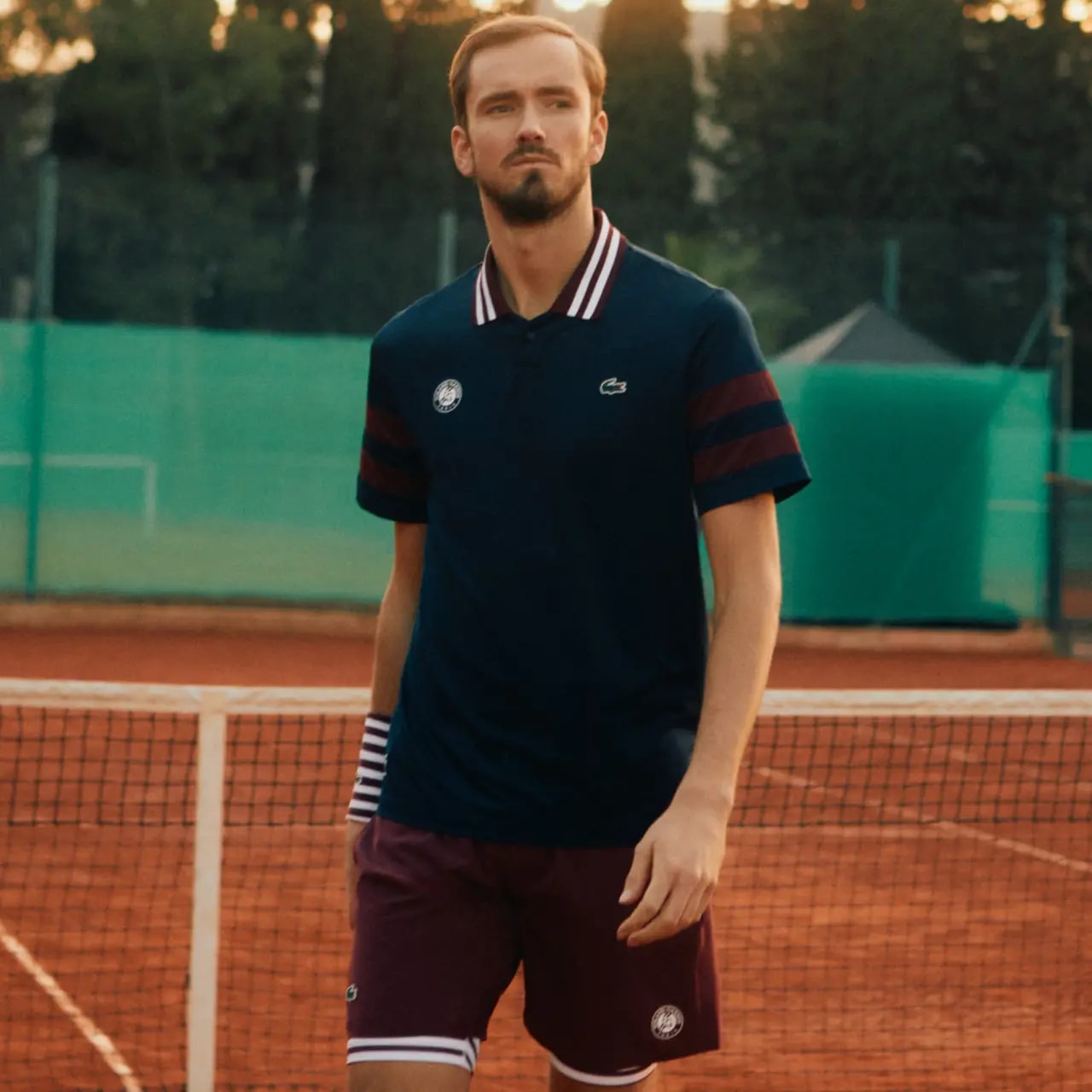 Áo Lacoste Daniil Medvedev Roland-Garros Edition 'Navy' DH7851-00-IJV — ảnh 2