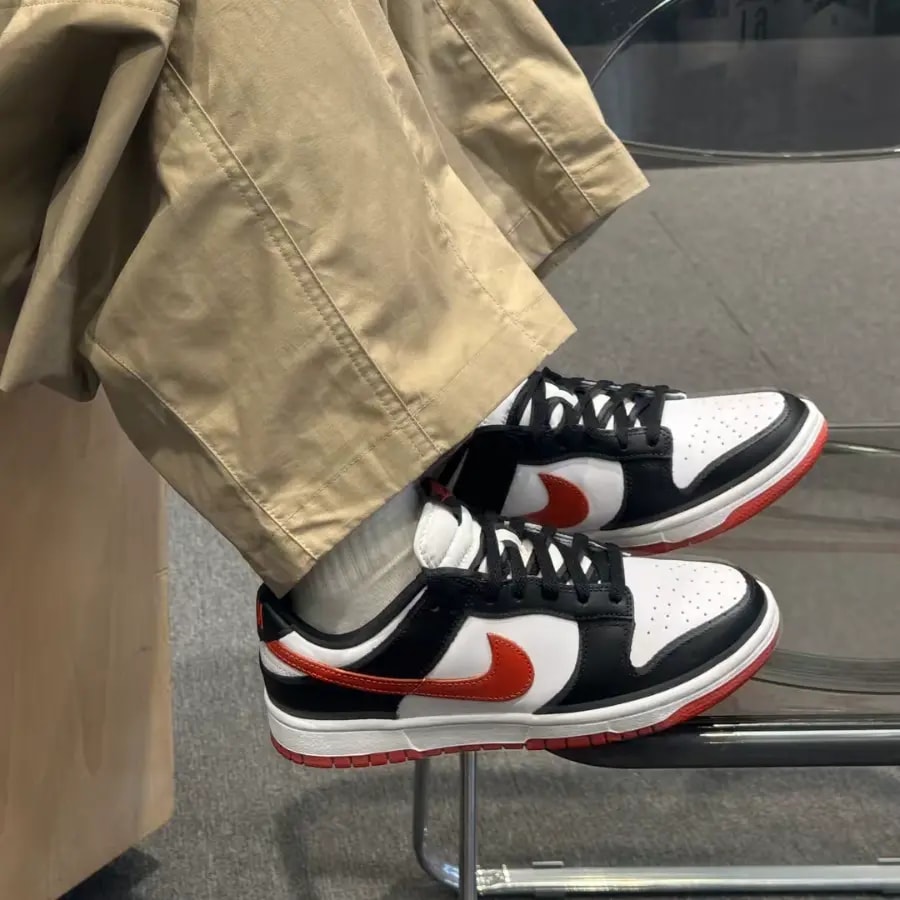 Giày Nike Dunk Low 'Black Dragon Red' DV0833-108 — ảnh 4
