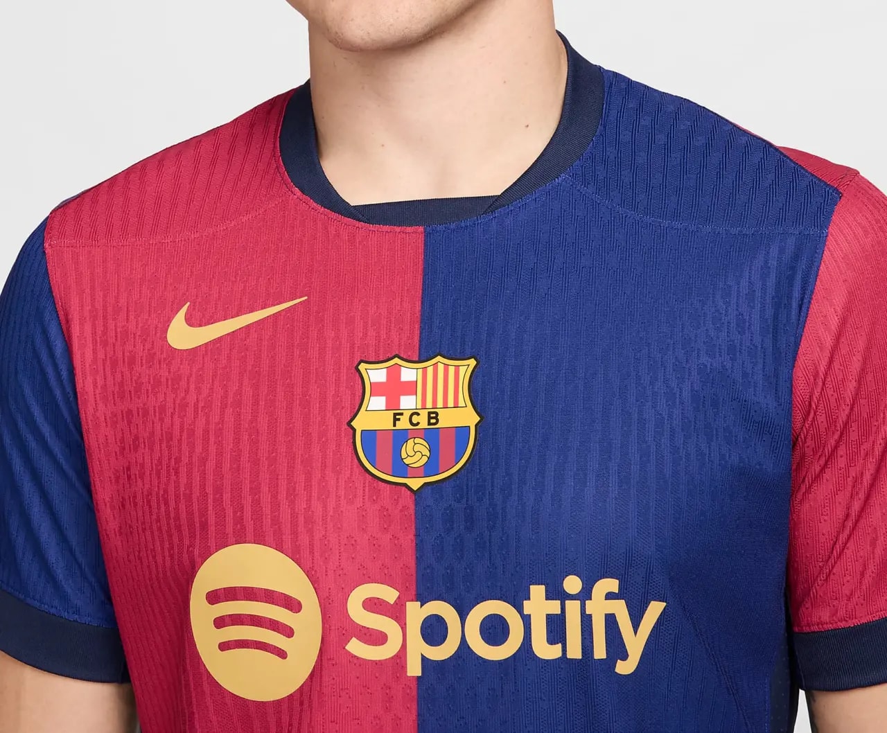 Áo Nike F.C. Barcelona 24/25 Match Home Dri-FIT 'Wine Blue' FN8775-456 — ảnh 2