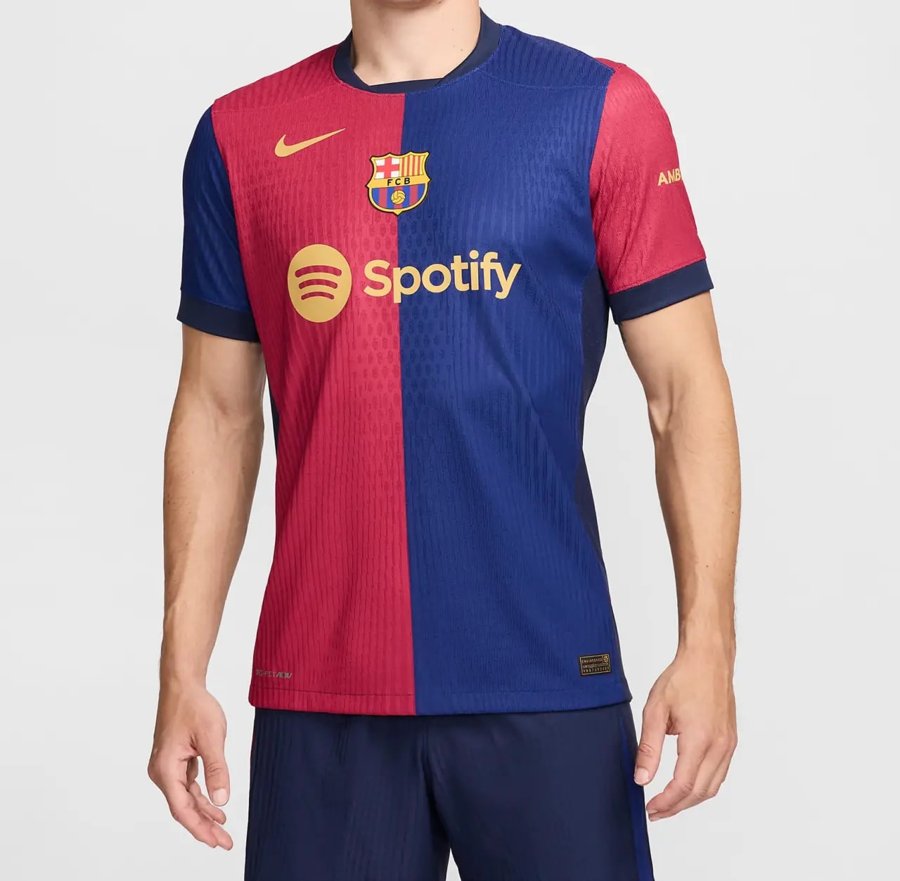 Áo Nike F.C. Barcelona 24/25 Match Home Dri-FIT 'Wine Blue' FN8775-456 — ảnh 3