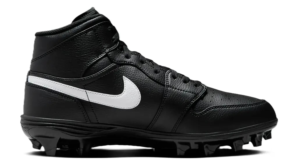 Giày Nike Air Jordan 1 Mid TD Cleat 'Black White' FJ6805-001 — kich-thuoc: 44.5