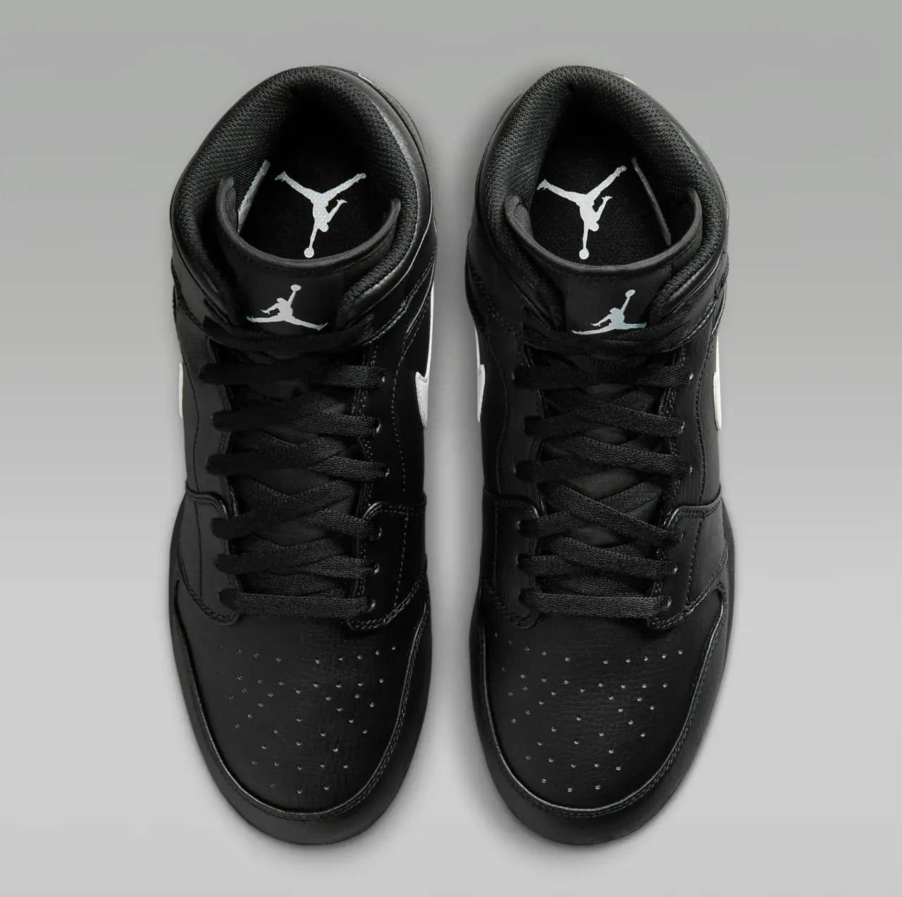 Giày Nike Air Jordan 1 Mid TD Cleat 'Black White' FJ6805-001 — ảnh 4
