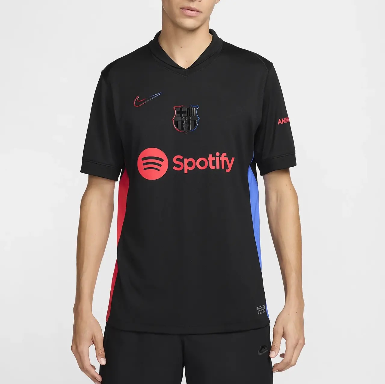 Áo Nike F.C. Barcelona 2024/25 Stadium Away 'Black' FN8792-011 — ảnh 2
