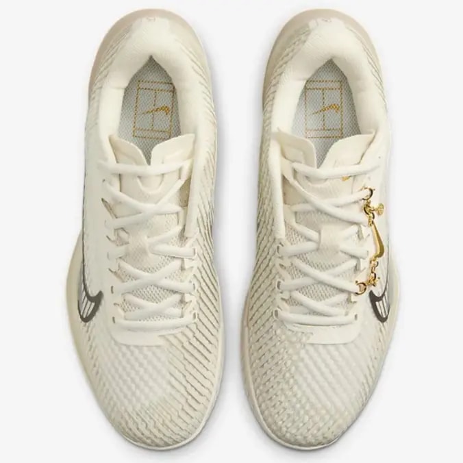 Giày Nike Court Air Zoom Vapor 11 HC 'Gold Flair Pack' FZ1420-100 — ảnh 2