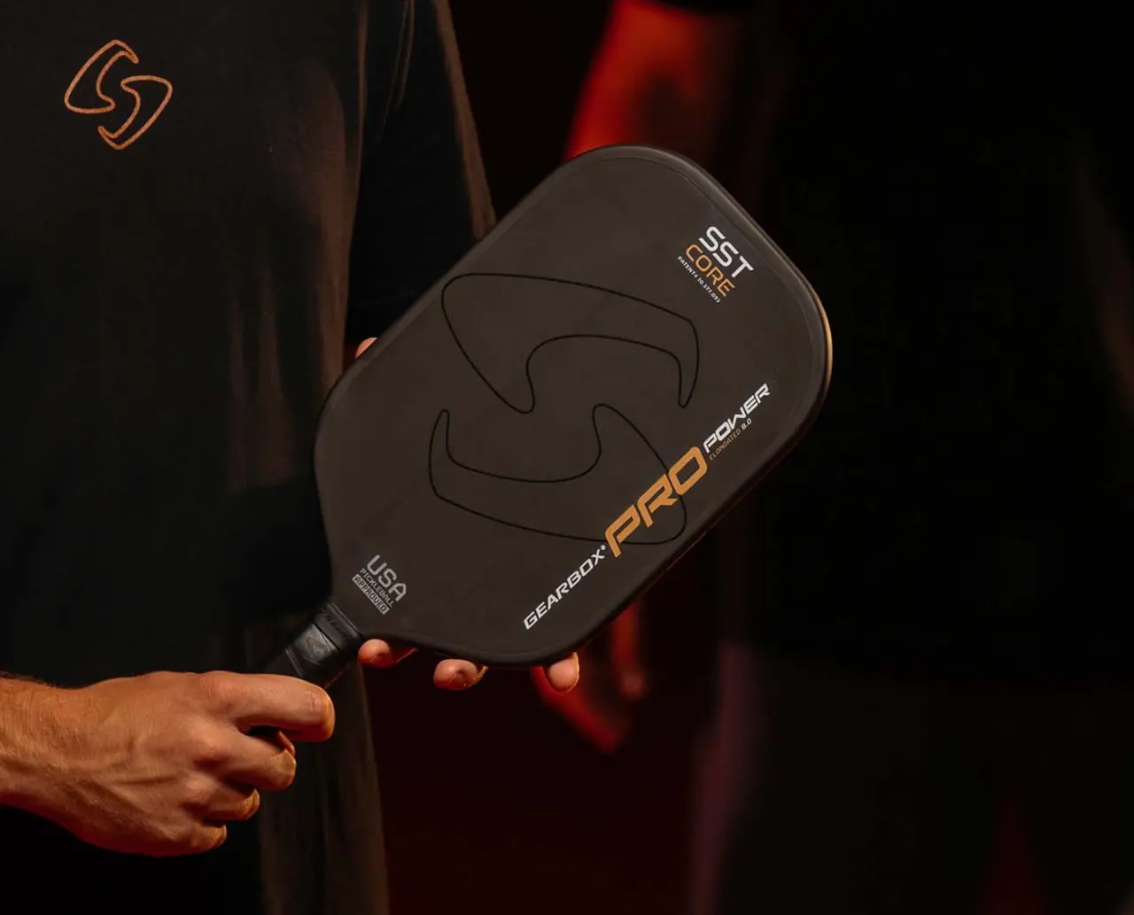 Vợt Pickleball Gearbox Pro Power Integra 'Black' — ảnh 5