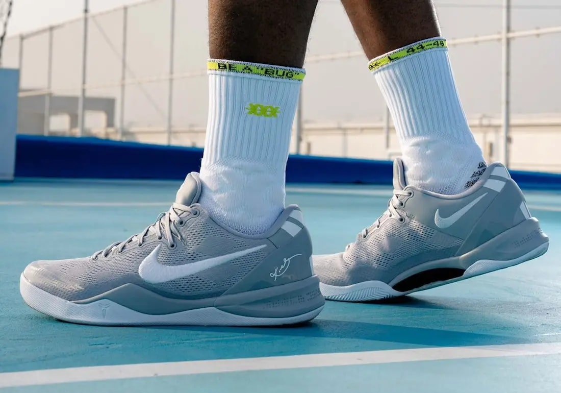 Giày Nike Kobe 8 Protro 'Wolf Grey' HF9550-002 — ảnh 4
