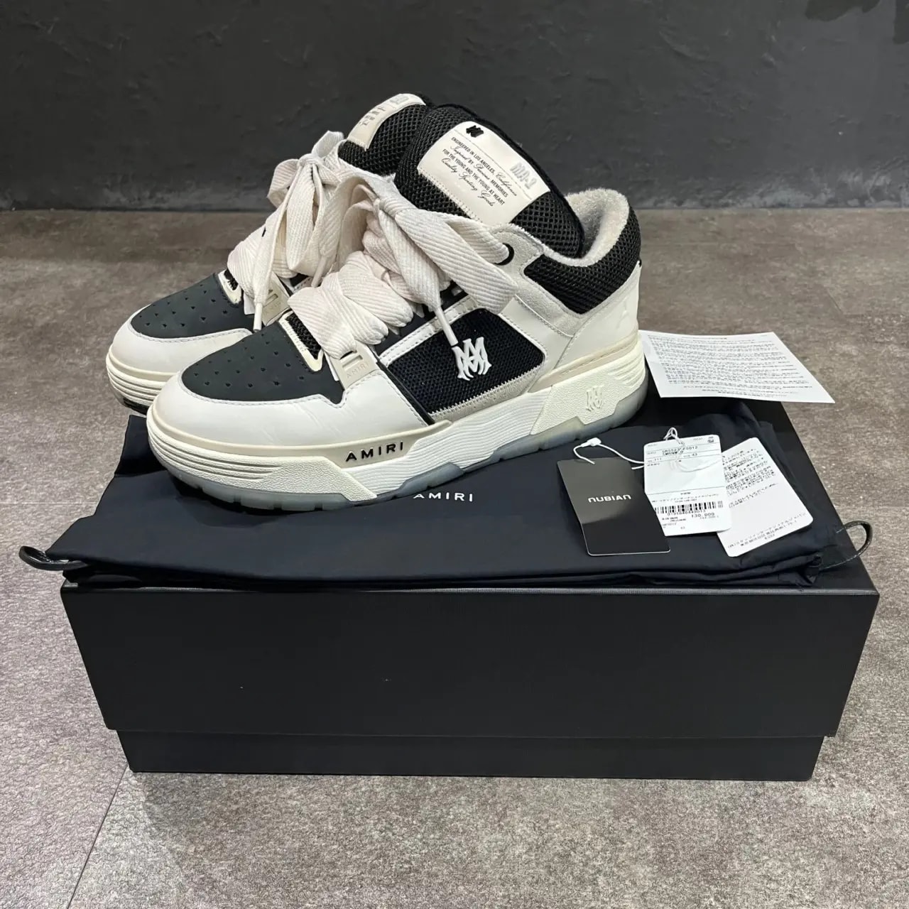 Giày Amiri MA-1 'White Black' SS23MFS012-111 — ảnh 4