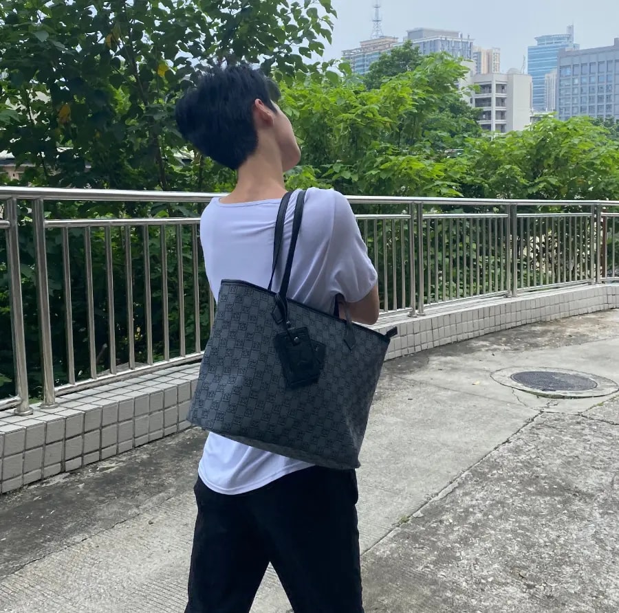 Túi Nike Air Jordan Monogram Tote Bag 'Grey' HF1890-070 — ảnh 3