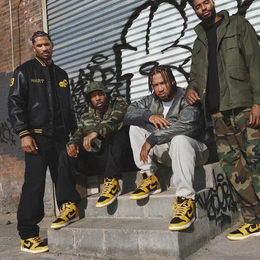Giày Nike Dunk High Retro Premium x Wu-Tang 'Yellow' HJ4320-001 — ảnh 4