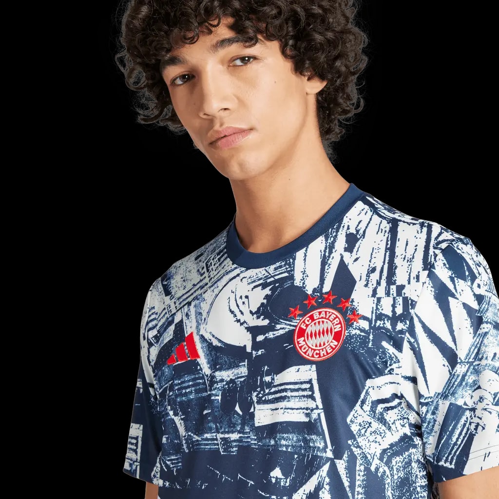 Áo Adidas FC Bayern Munich Pre-Match Jersey 'Night Indigo' IQ0614 — ảnh 3