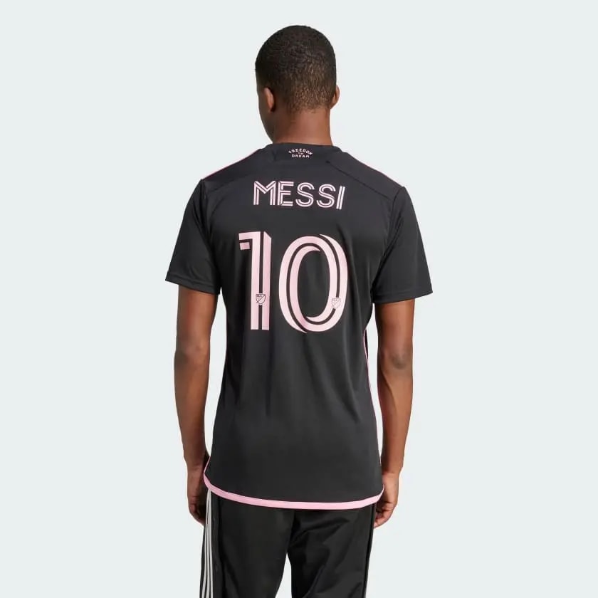 Áo Adidas Inter Miami CF 23/24 Messi Away Jersey 'Black' JE9744 — ảnh 2