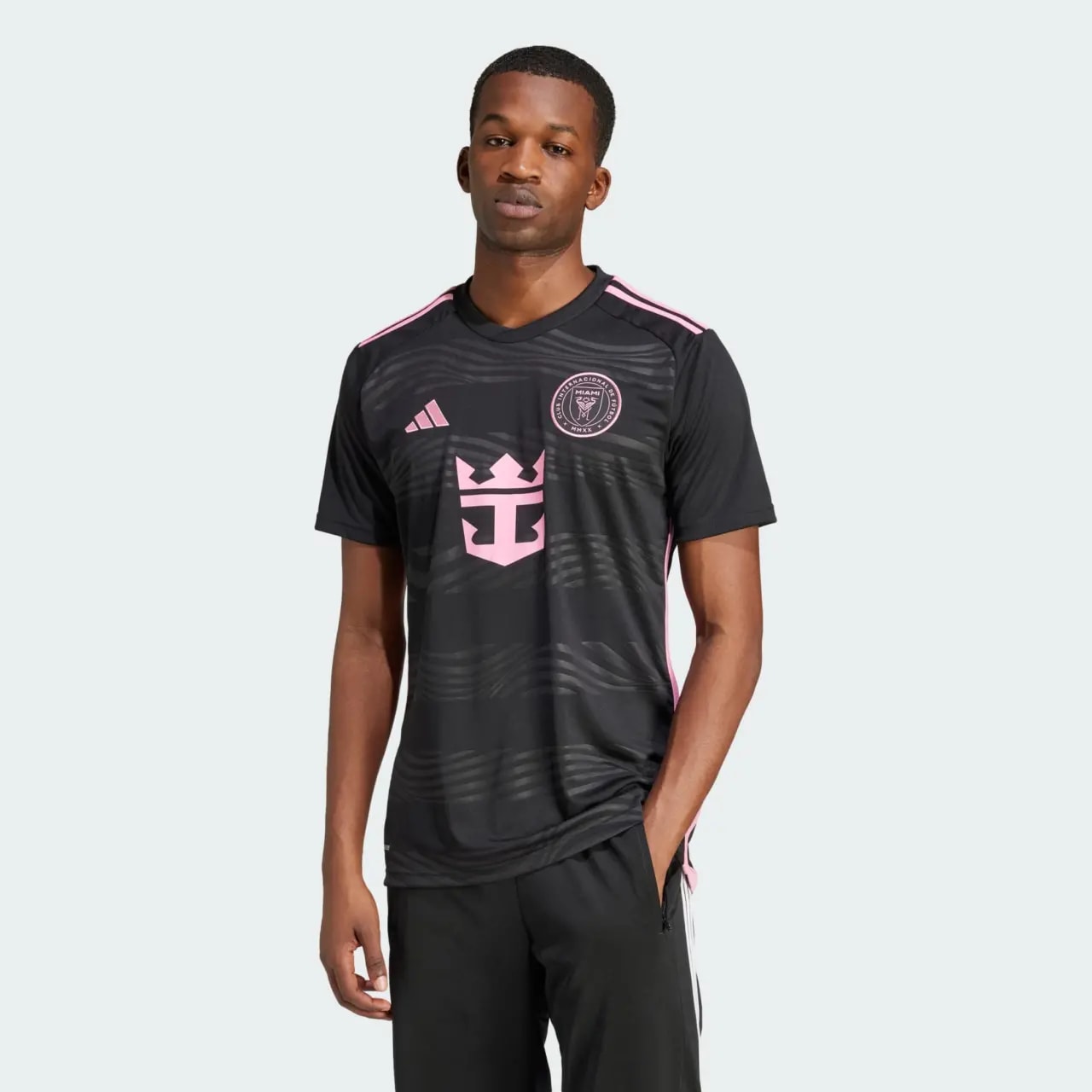 Áo Adidas Inter Miami CF 23/24 Messi Away Jersey 'Black' JE9744 — ảnh 3