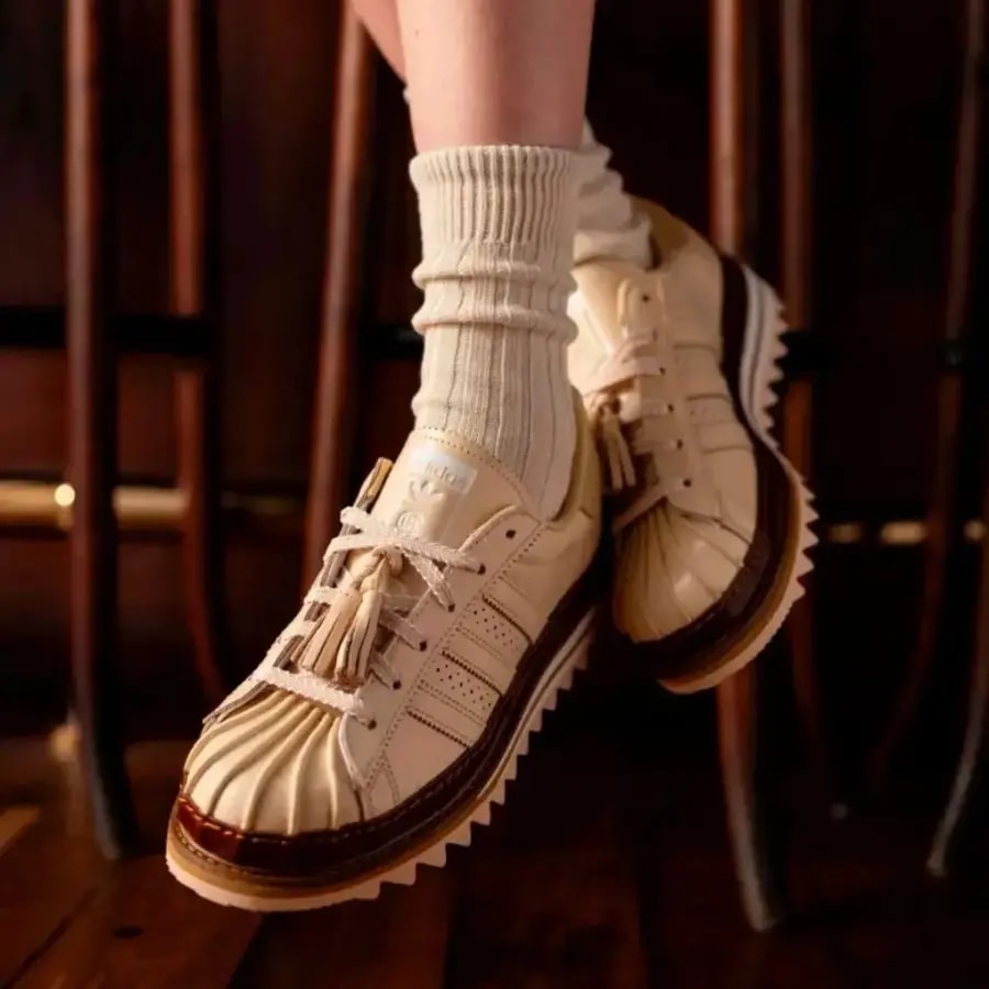 Giày Adidas Superstar x CLOT 'Crystal Sand' JQ6117 — ảnh 2