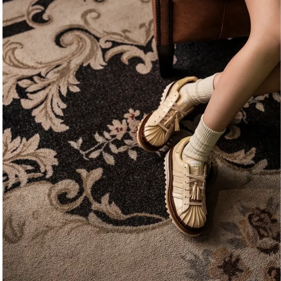 Giày Adidas Superstar x CLOT 'Crystal Sand' JQ6117 — ảnh 4