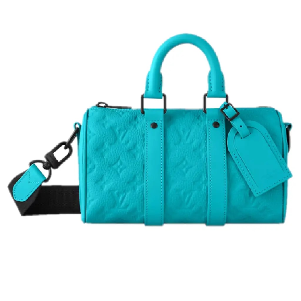 Túi Louis Vuitton Keepall Bandoulière 'Turquoise Blue' M11996