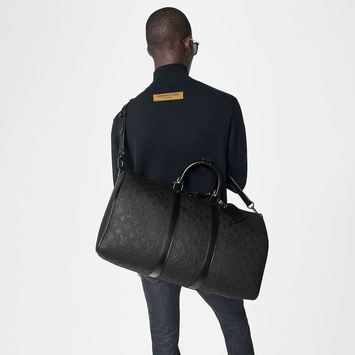 Túi Louis Vuitton Keepall Bandoulière 50 Bag 'Black' M59025 — ảnh 2