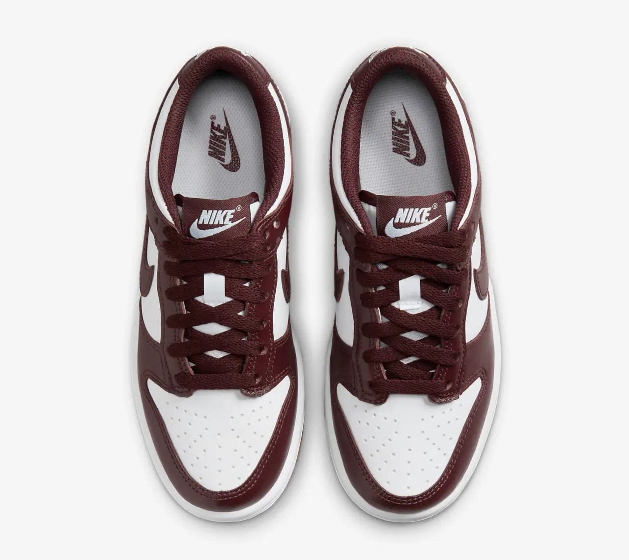 Giày Nike Dunk Low GS 'Burgundy Crush Gum' HJ9282-100 — ảnh 5