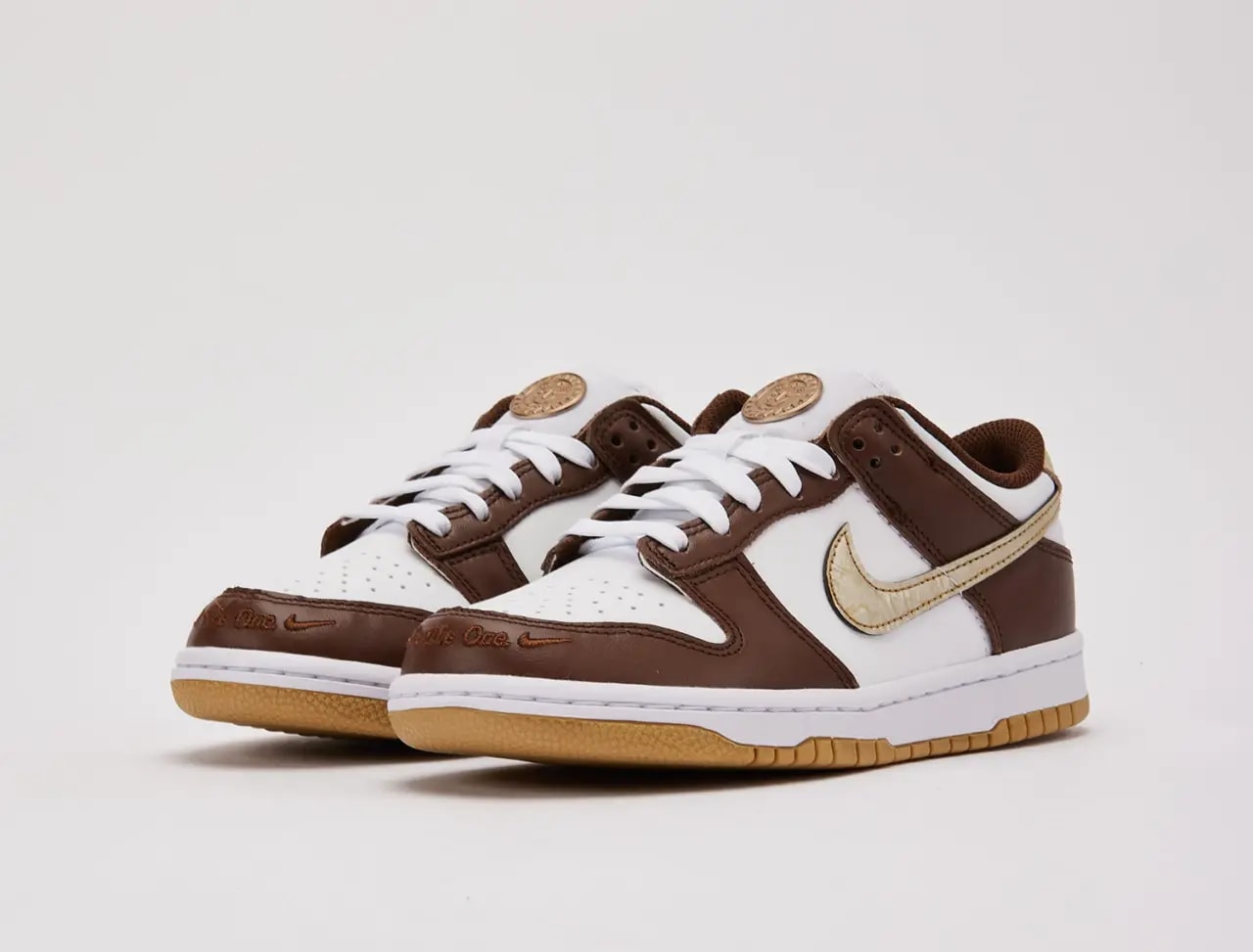 Giày Nike Dunk Low GS 'Cacao Wow Gold' HM3725-171 — ảnh 5