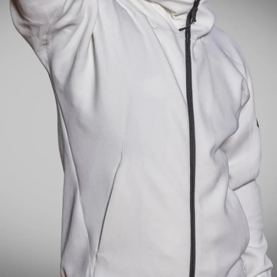 Áo Adidas ZNE Japan Full Zip Hoodie 'White' IX5653 — ảnh 5
