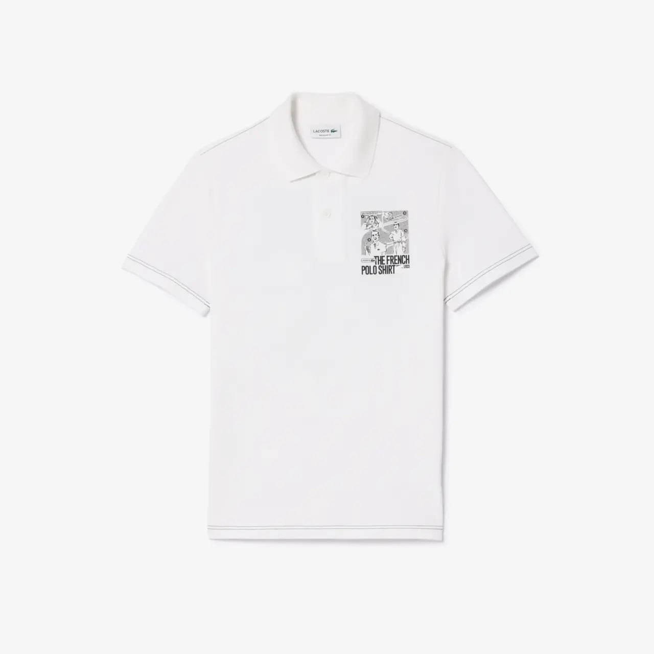 Áo Lacoste Nam Movement 'White' PH0798-10-001 — ảnh 2