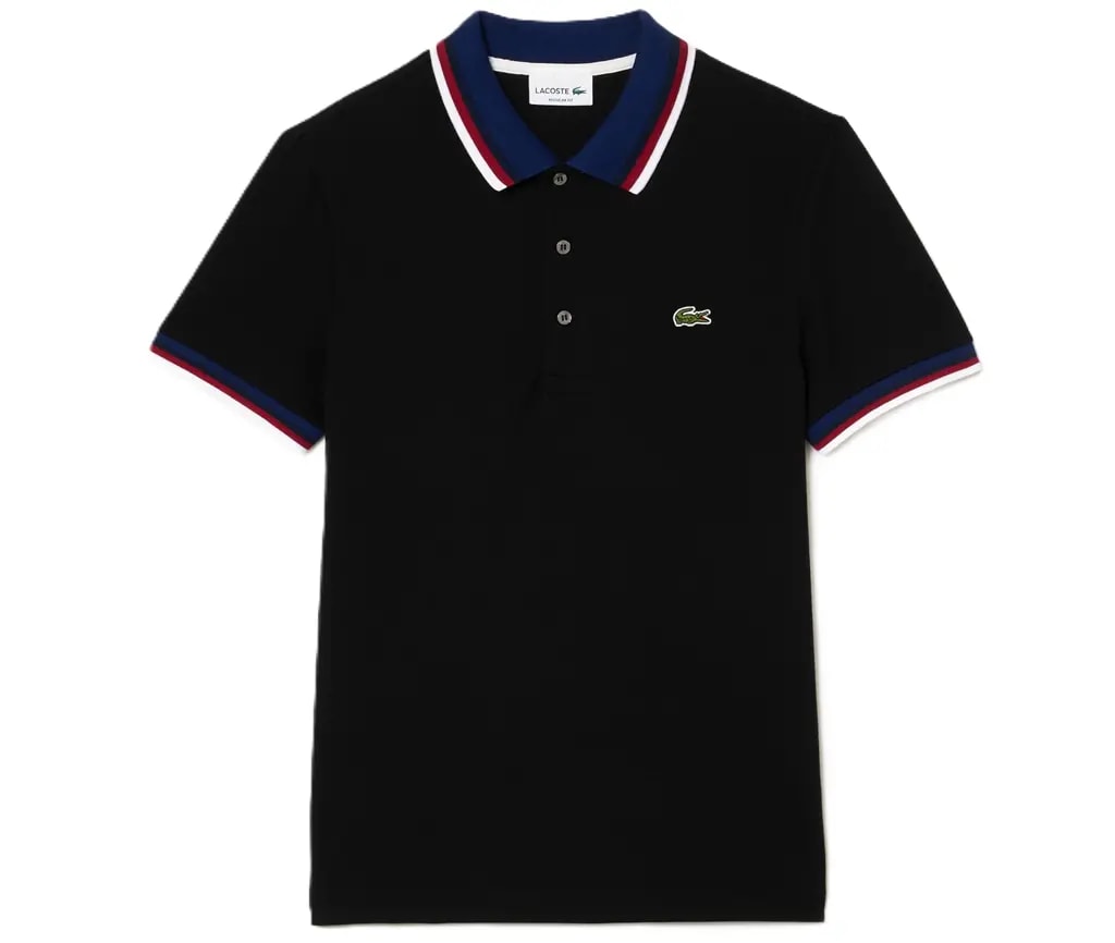 Áo Lacoste Regular Fit Stretch Mini Piqué 'Black' PH3461-51-031 — kich-thuoc: L