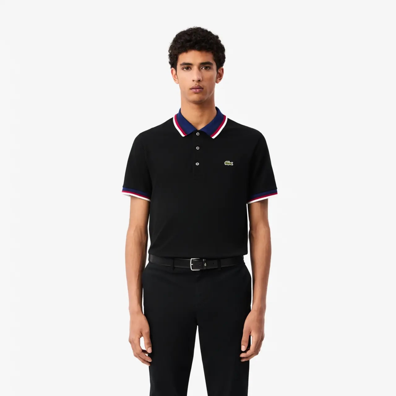Áo Lacoste Polo Piqué 'Black' PH6351-10-031 — ảnh 4