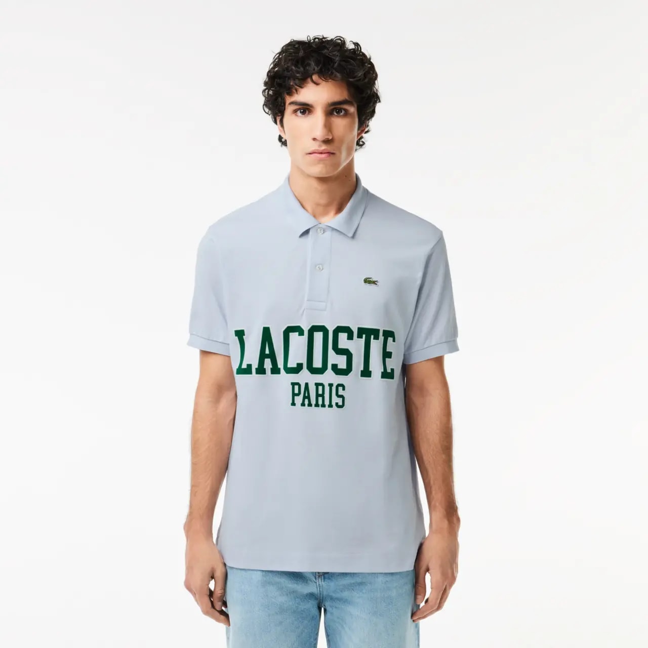 Áo Lacoste Classic Fit L.12.12 Petit Piqué 'Blue' PH7419-10-J2G — ảnh 2