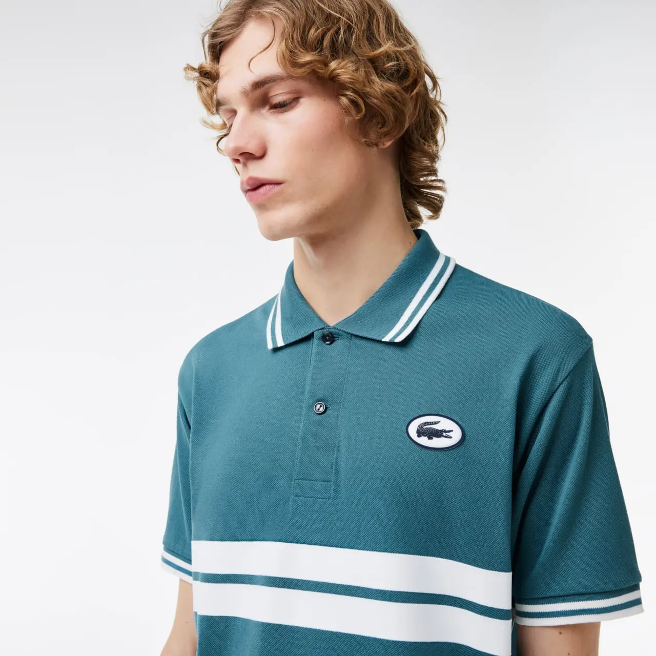 Áo Lacoste Polo Classic Style 'Blue' PH7447-10-IPM — ảnh 2