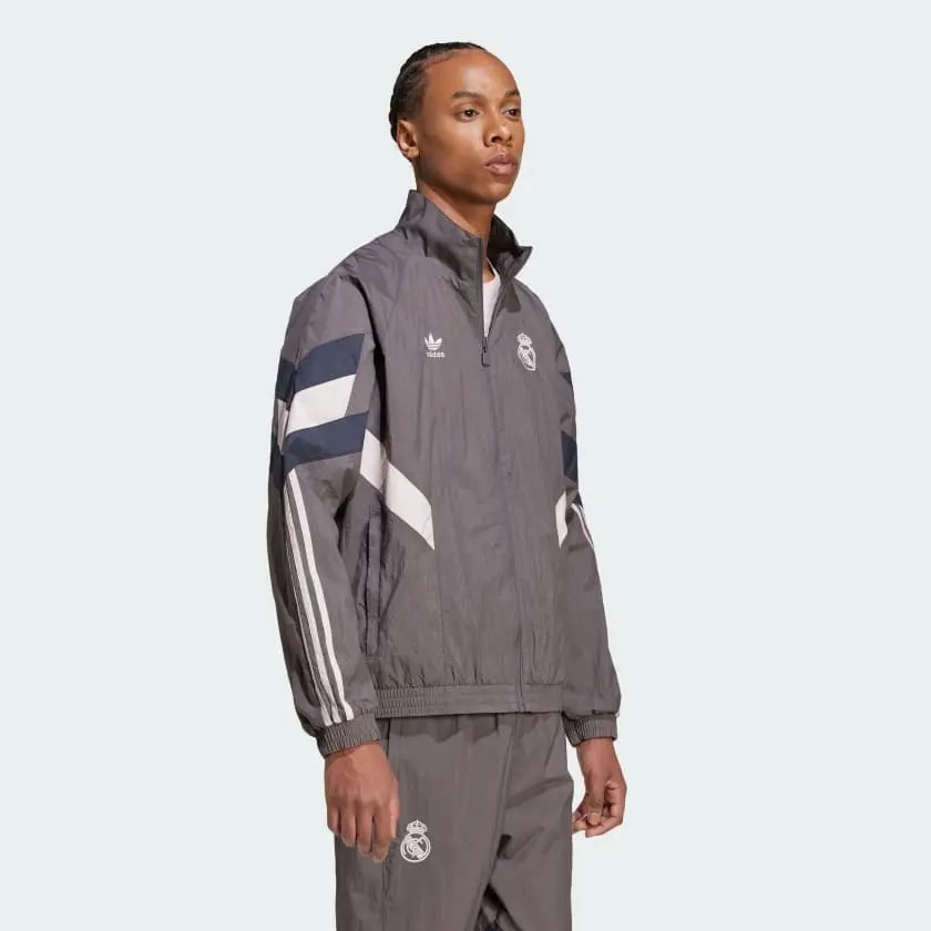 Áo Adidas Real Madrid Originals Track 'Grey' JI9479 — ảnh 2