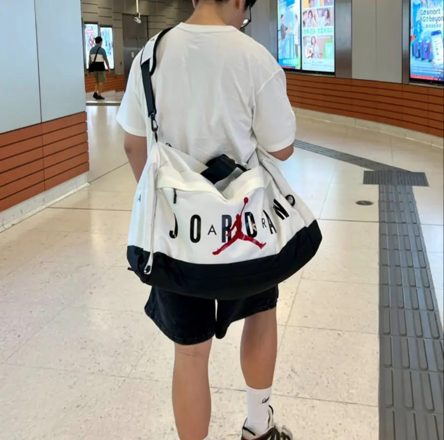 Túi Nike Jordan Velocity Duffle 'White' SM0920-001 — ảnh 3