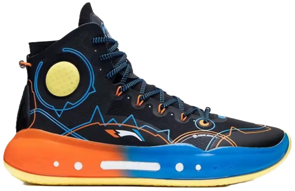 Giày Lining Yushuai 14 'Black Blue Orange' ABAQ033-28 — kich-thuoc: 39
