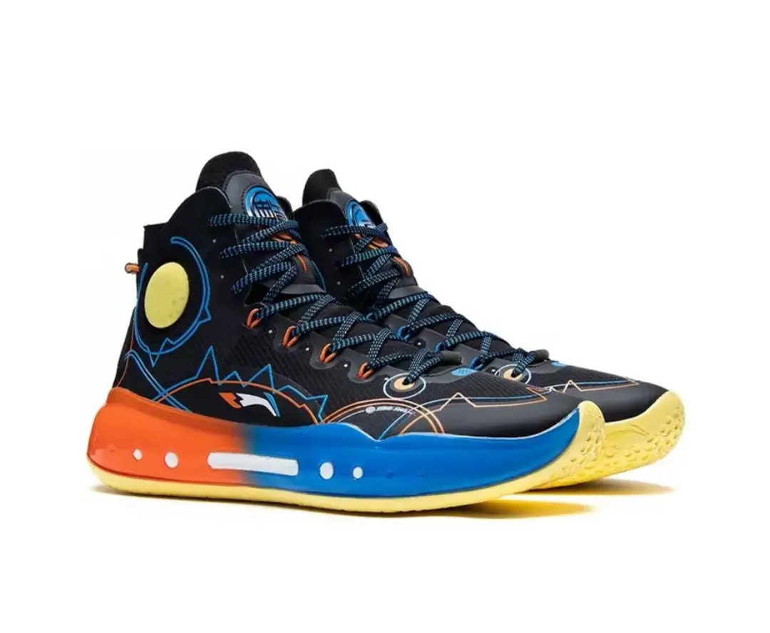 Giày Lining Yushuai 14 'Black Blue Orange' ABAQ033-28 — ảnh 2