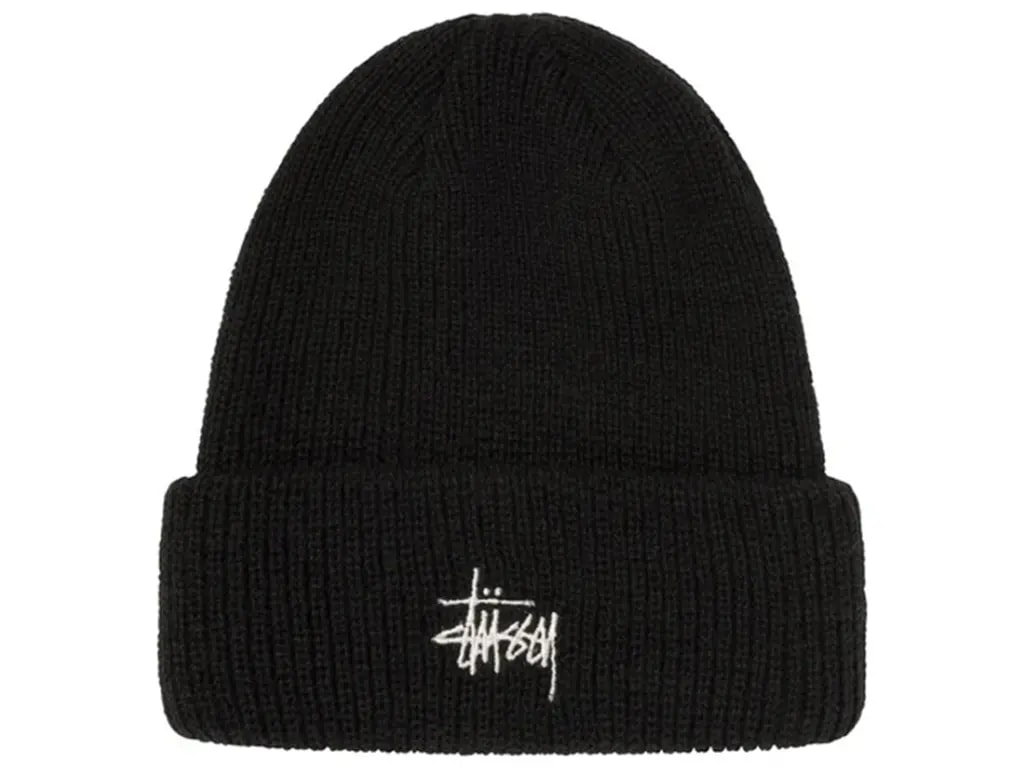 Mũ Stussy Basic Cuff Beanie 'Black' 1321007