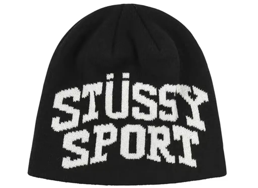 Mũ Stussy Sport Jacquard Skullcap 'Black' 1321153-BLAC