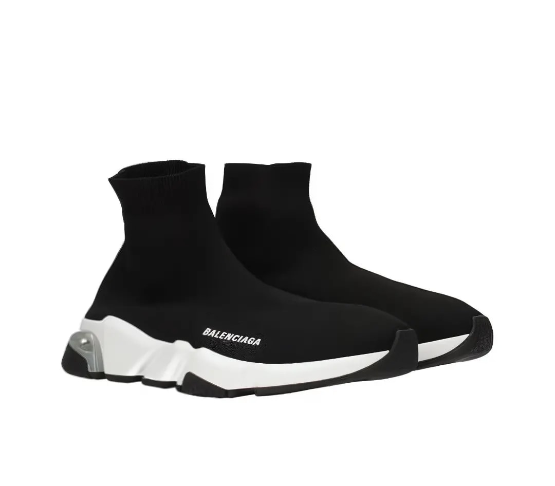 Giày Balenciaga Speed Trainers Clearsole 'Black' 607544W05GG1010 — ảnh 4