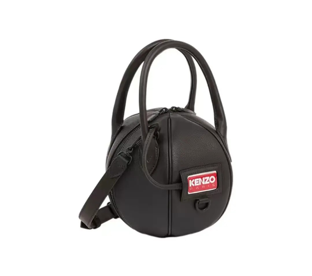 Túi Kenzo Ball Shaped leather bag 'Black' FD52SA728L4299 — ảnh 2