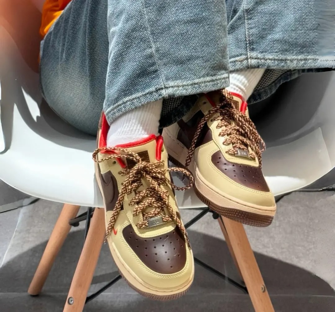 Giày Nike Air Force 1 '07 'Light British Cacao Wow' HQ3447-222 — ảnh 5