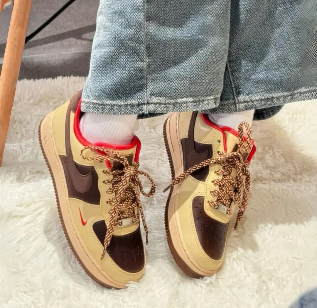 Giày Nike Air Force 1 '07 'Light British Cacao Wow' HQ3447-222 — ảnh 4